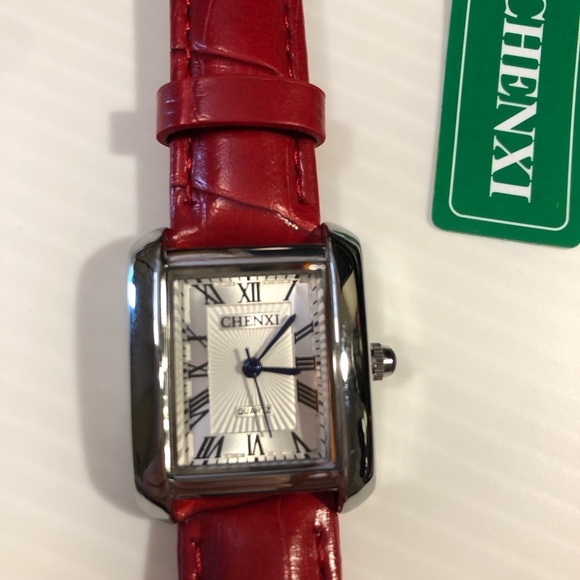 Chenxi Red/Silver Tone Women Watch - Picture 3 of 7